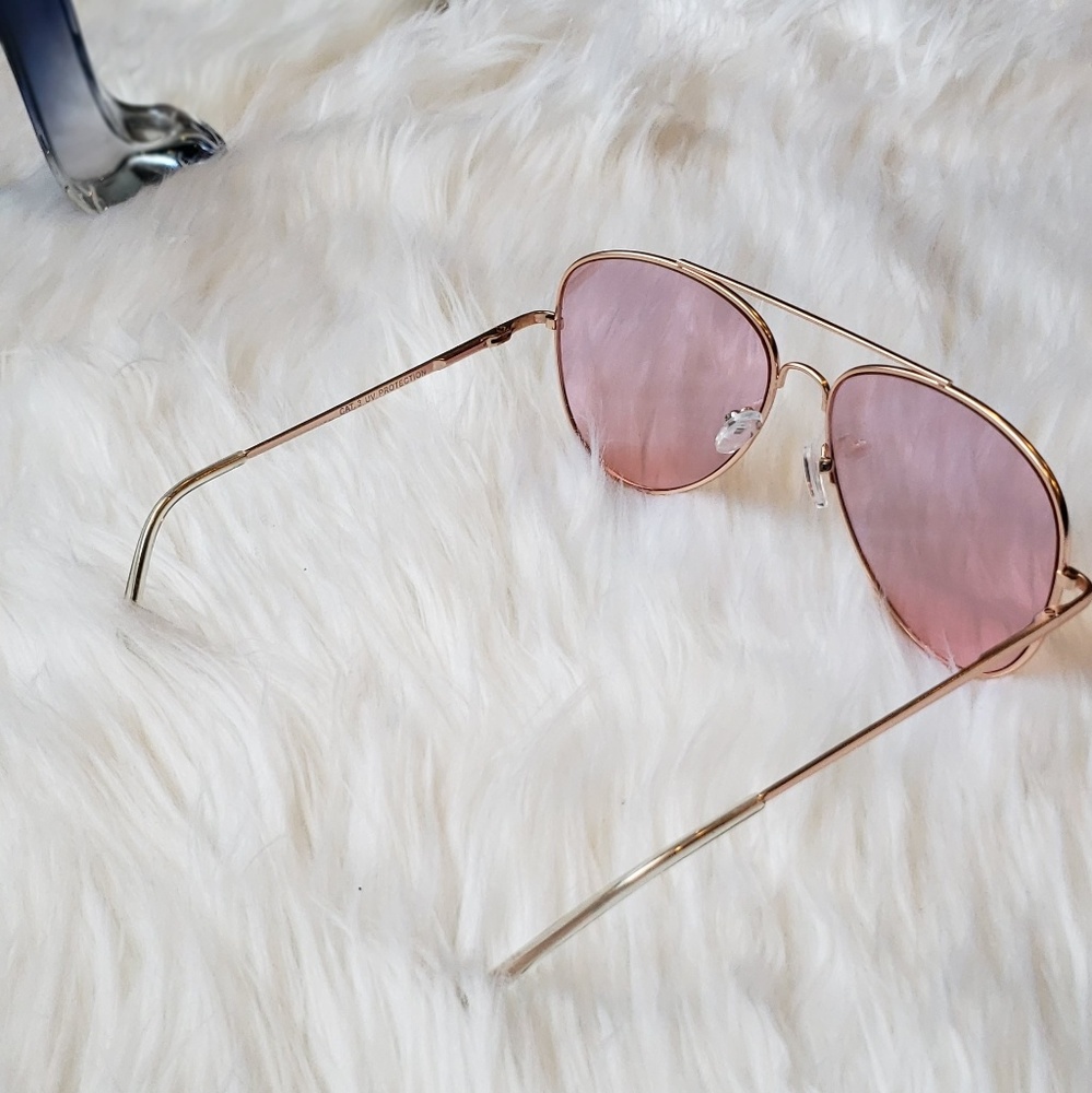 Rose Gold Sunglasses - Picture 4 of 5